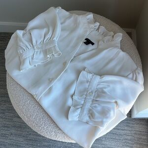 Ann taylor white top